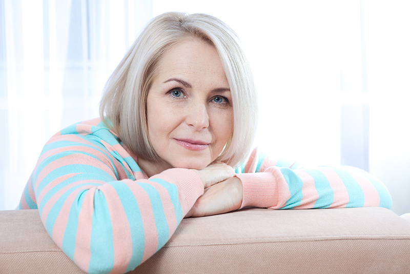 woman thinking about gum health